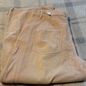 Free people barrel corduroy pants.